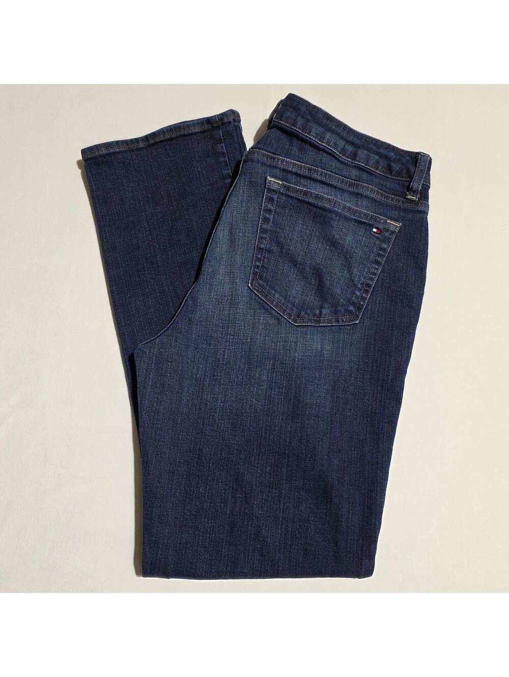 Tommy Hilfiger Women's Dark Wash Curve Straight size 14 denim jeans